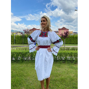 Ciupag colorat de Maramures Rochie Traditionala - Simboluri Dacice