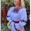 Rochie Traditionala Roata Culorilor - Simboluri Dacice